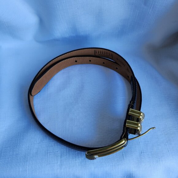 NWOT Brighton Unique Leather Classic Black Women`s Belt main image 11